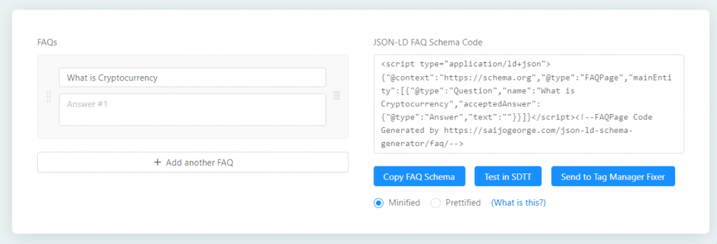 Generator Skema FAQPage JSON-LD